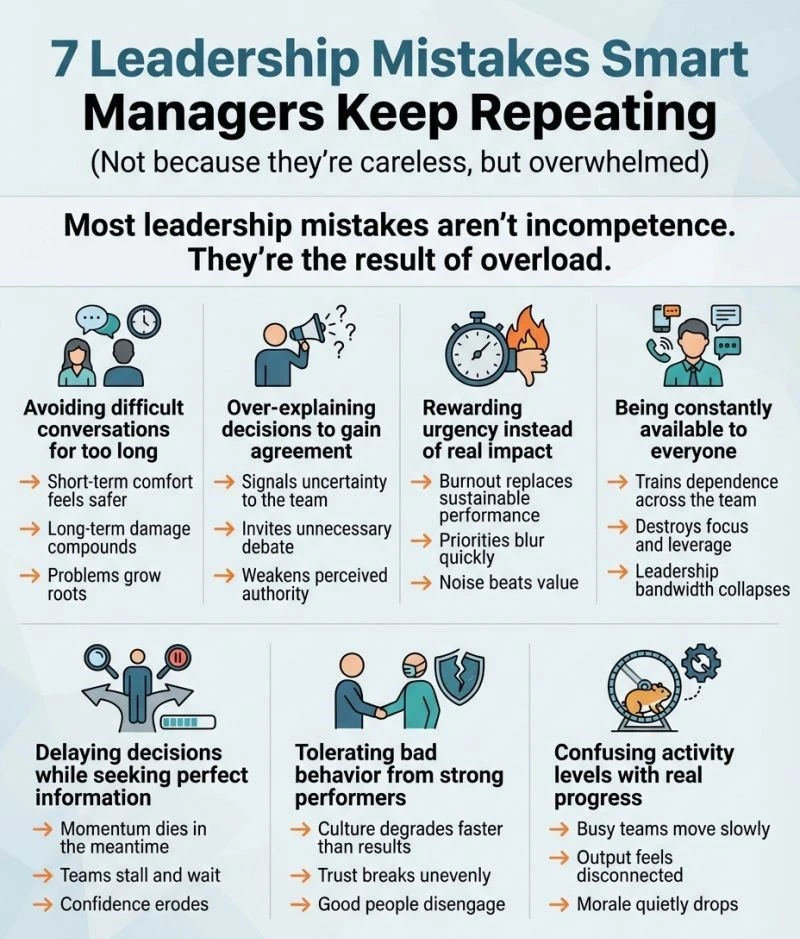 7 Leadership Mistakes That Prevent Teams from Performing at Their Best
