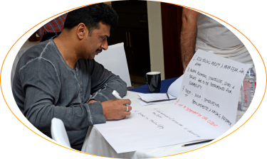 Writing on board example